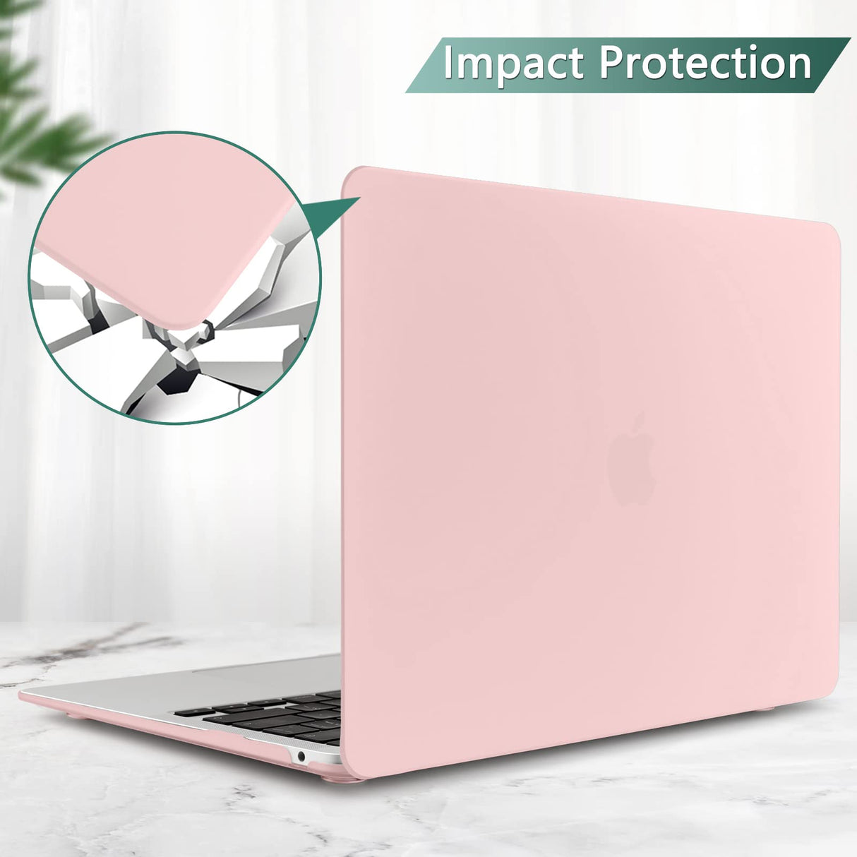 MacBook Air 13-Inch Protective Case with Keyboard Cover - Fits Models A1932, A2179, A2337 (2018-2022)
