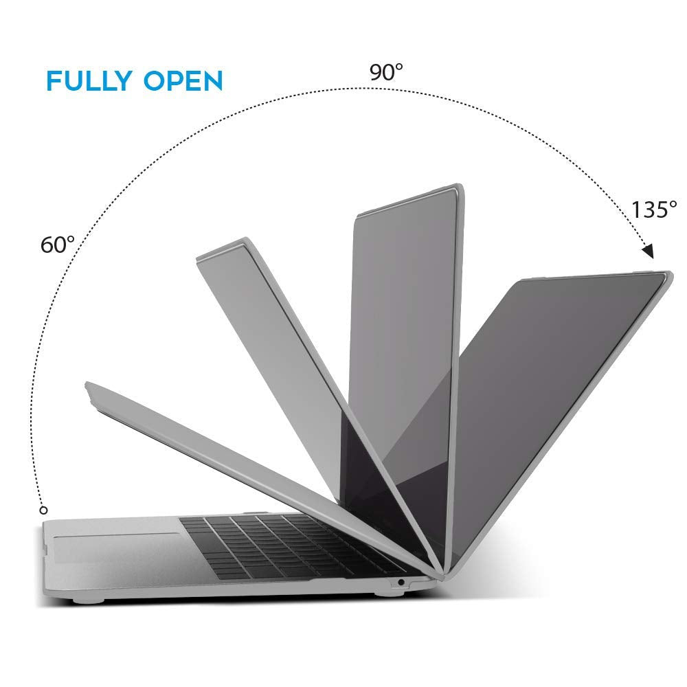 Clear Protective Case with Keyboard Cover for MacBook Air 13 Inch (2018-2022) A1932 A2179 A2337