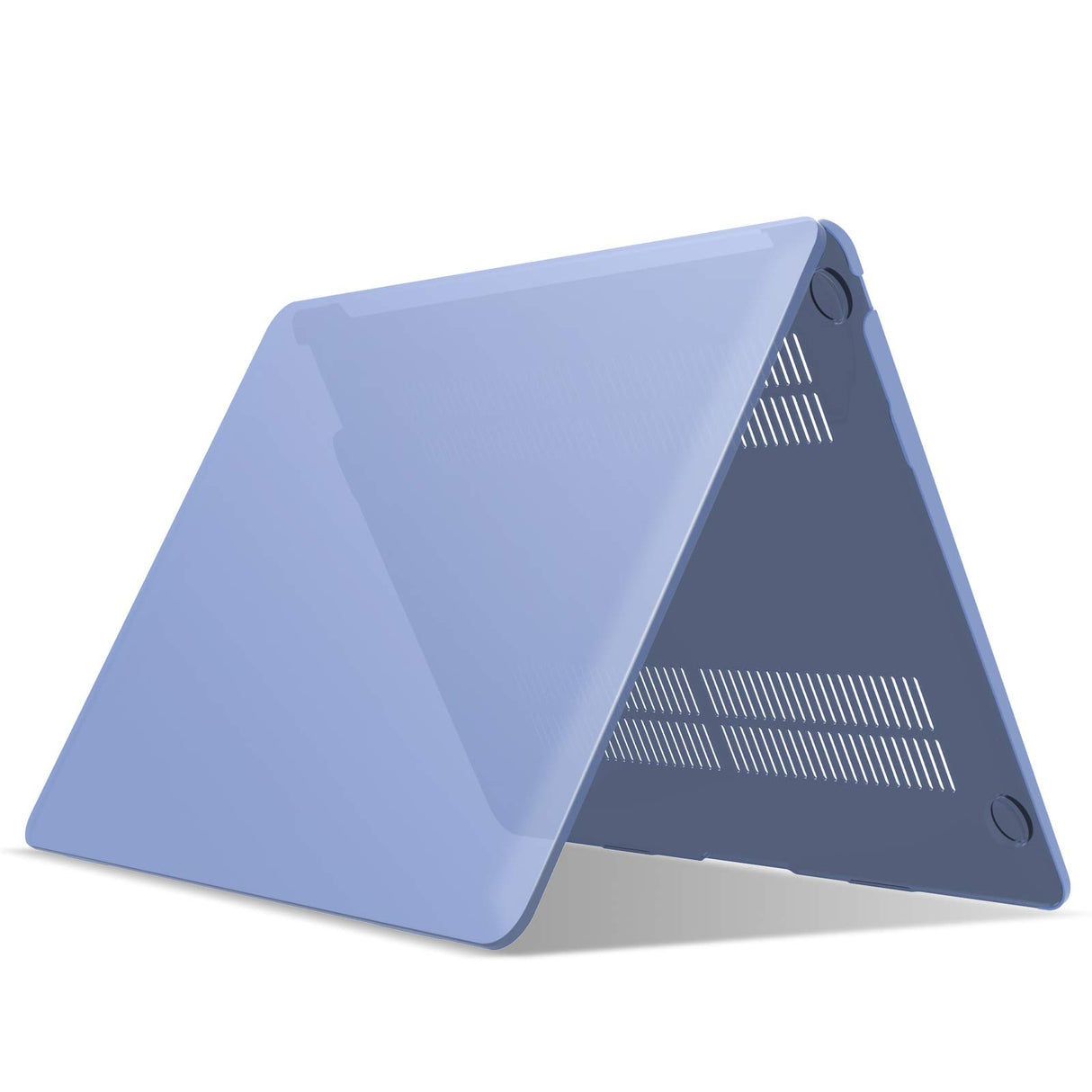 Lavender Grey Protective Case & Keyboard Cover for MacBook Air 13 (2018-2022 Models A1932, A2179, A2337)