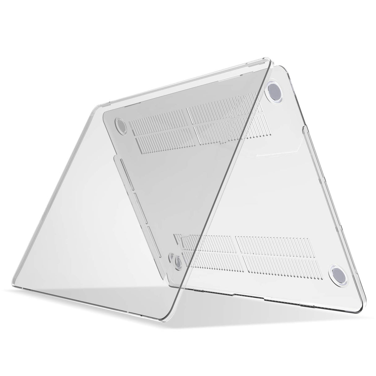 Frosted Hard Shell Case and Keyboard Cover for MacBook Pro 13 Inch (2016-2023) M1 M2 Models - A2338 A2289 A2251 A2159 - White