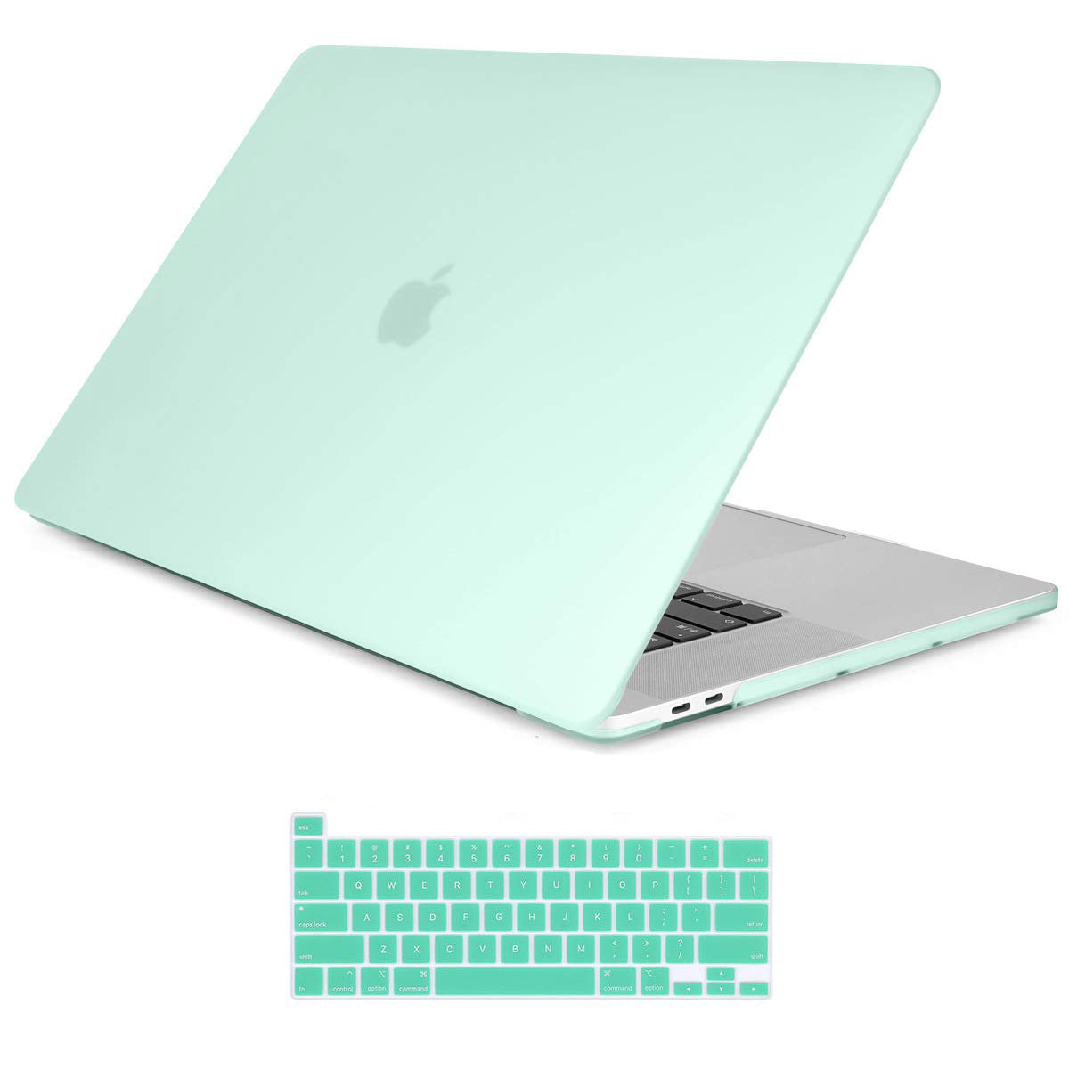 Protective Green Hard Shell Case for MacBook Pro 13 Inch (2016-2023) M1 M2 Models with Keyboard Skin Cover