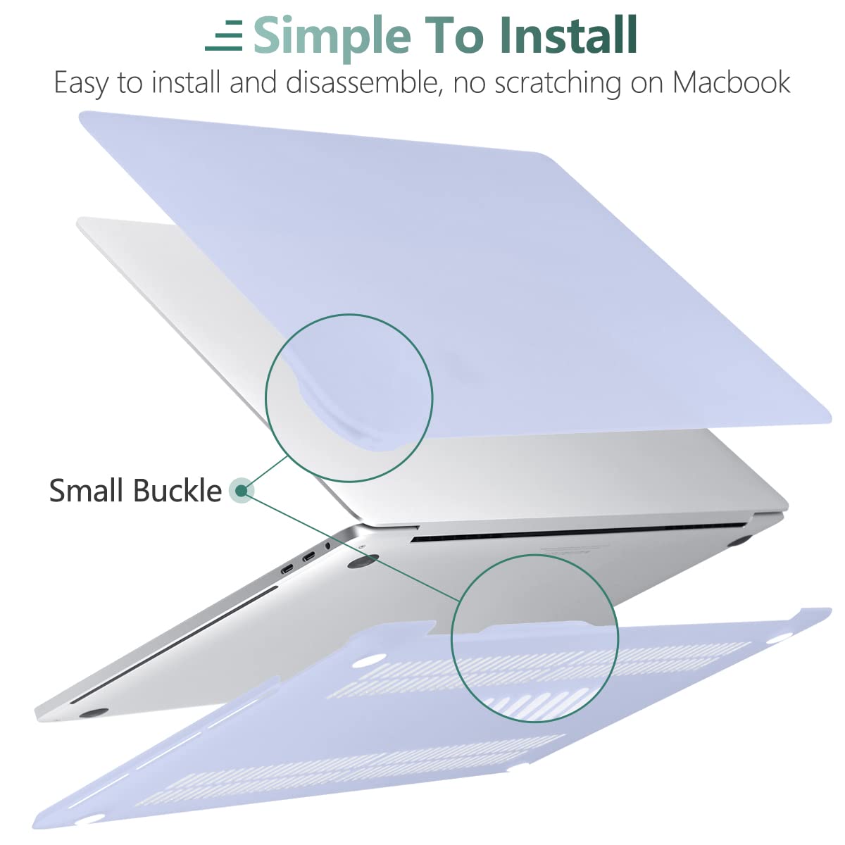 Suitable for MacBook Pro 13 Inch Case 2016-2023 M1 M2 A2338 A2289 A2251 A2159 Hard Shell Case Keyboard Cover