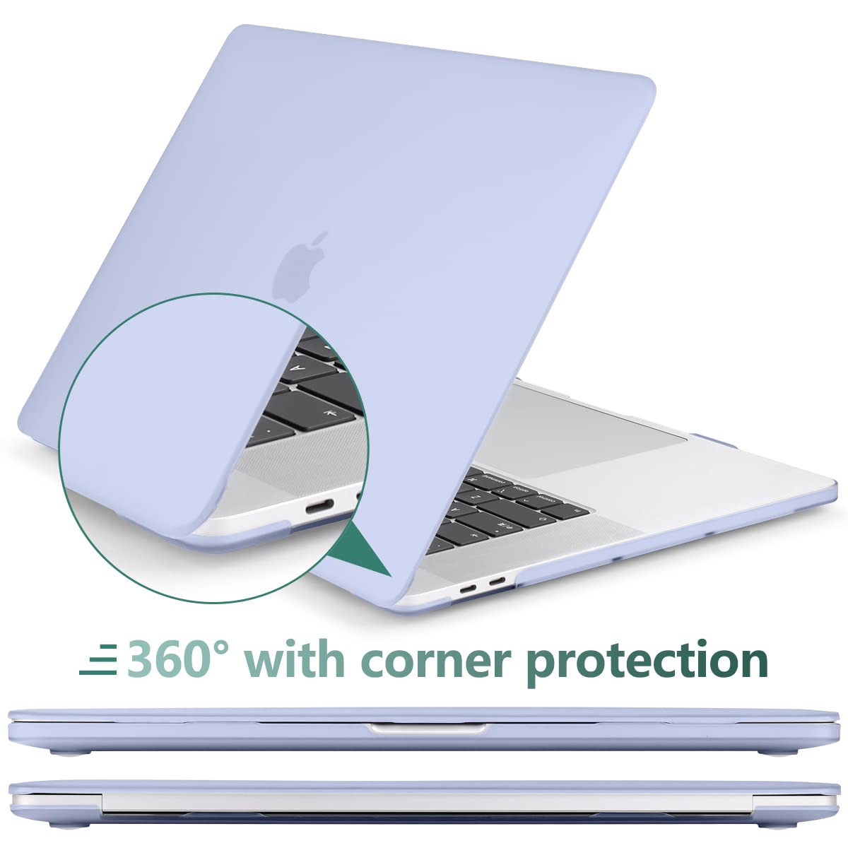 Suitable for MacBook Pro 13 Inch Case 2016-2023 M1 M2 A2338 A2289 A2251 A2159 Hard Shell Case Keyboard Cover