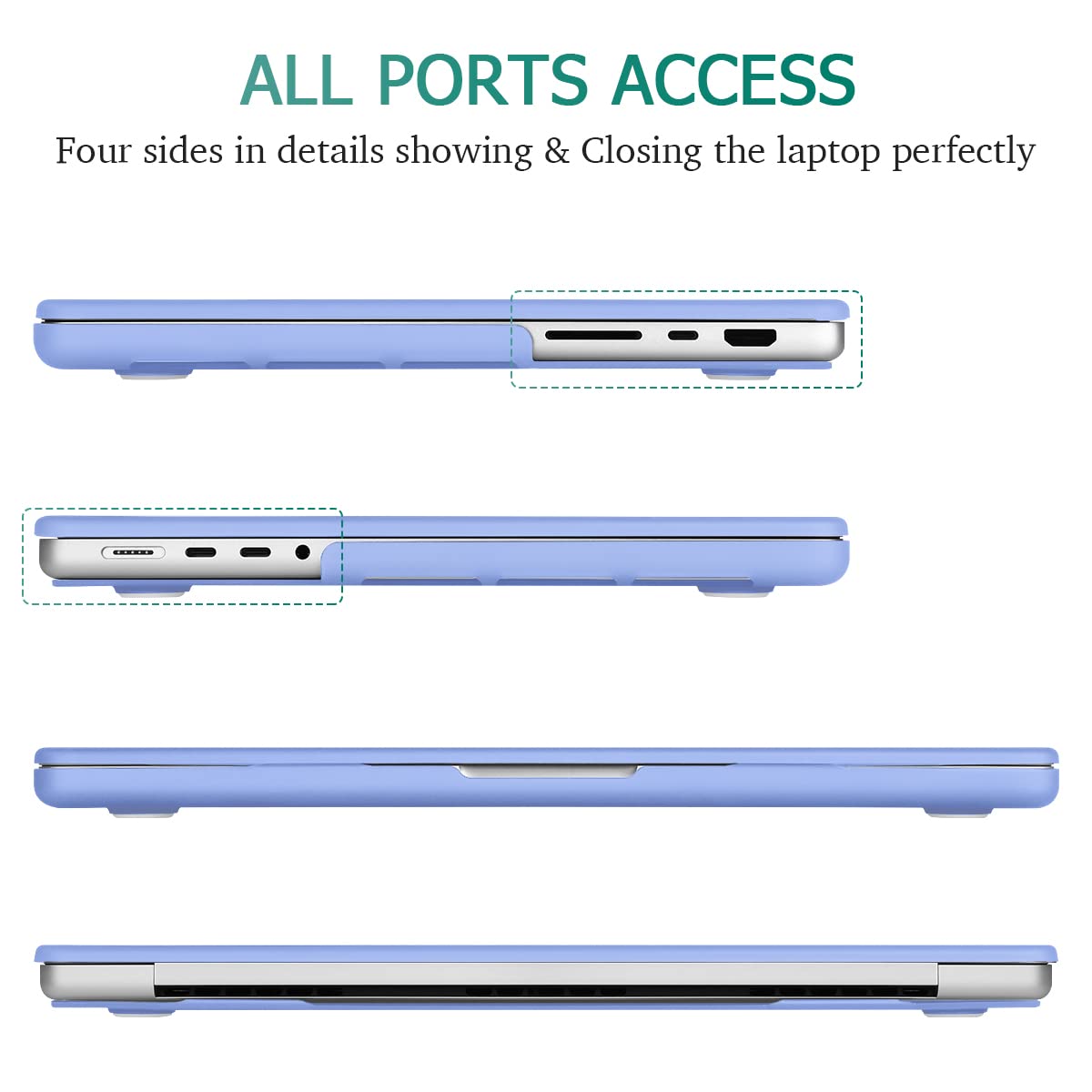 Suitable for MacBook Pro 14 Max Inch Case 2023 2022 2021 M2 A2779 M1 A2442 Hardshell Case Keyboard Cover