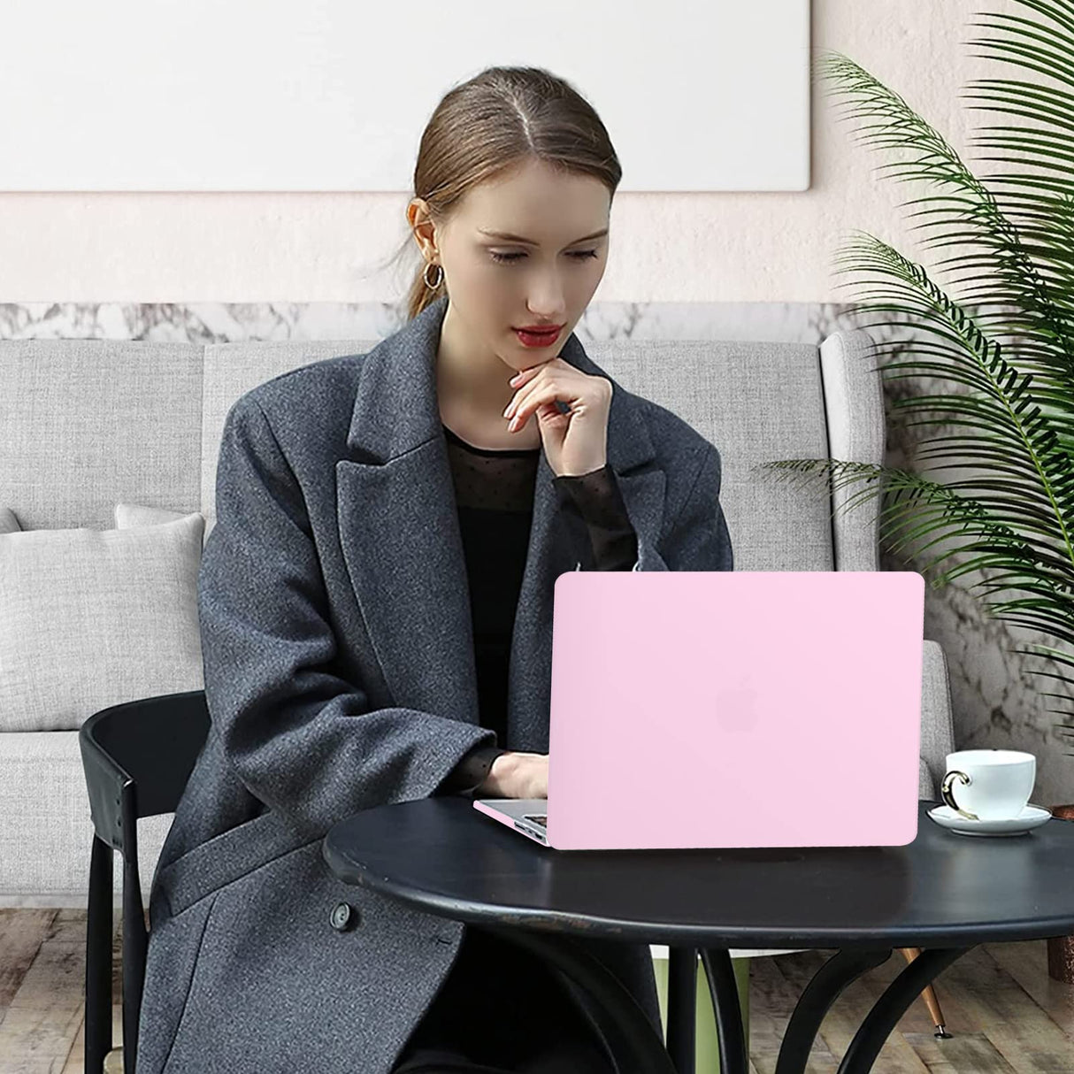 Suitable for MacBook Pro 14 Max Inch Case 2023 2022 2021 M2 A2779 M1 A2442 Hardshell Case Keyboard Cover Pink