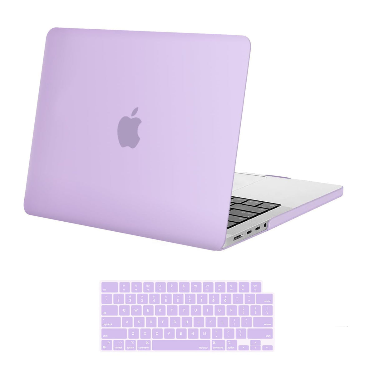 Suitable for MacBook Pro 14 Max Inch Case 2023 2022 2021 M2 A2779 M1 A2442 Hardshell Case Keyboard Cover Purple