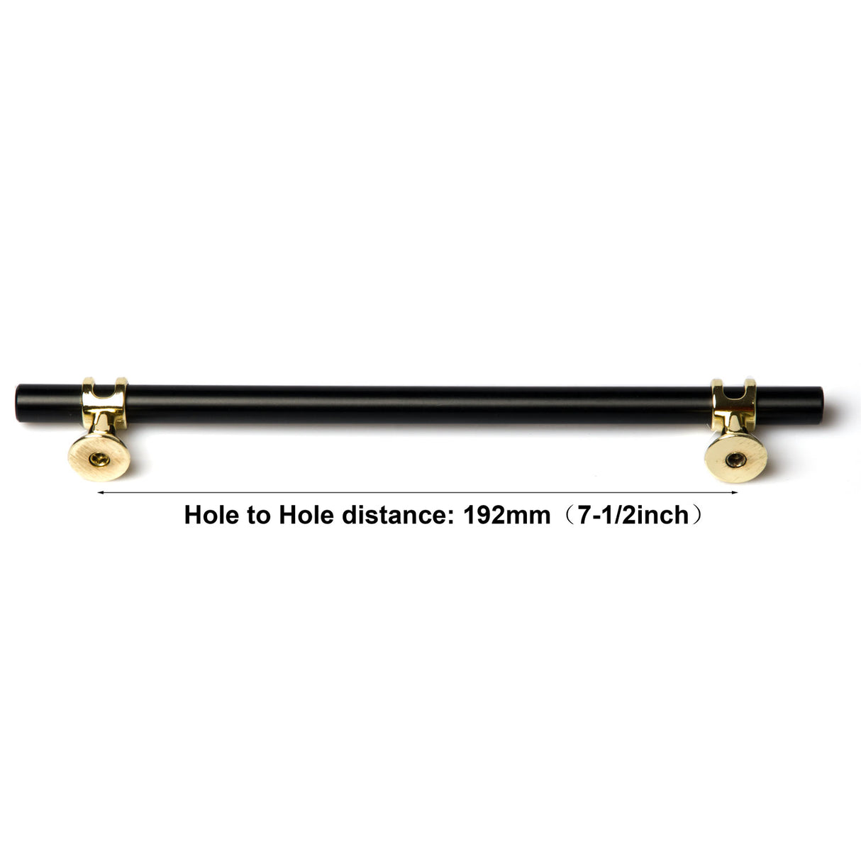 Luxury Design Kitchen Cabinet Handles Drawer Bar Handle Pull Black 192mm