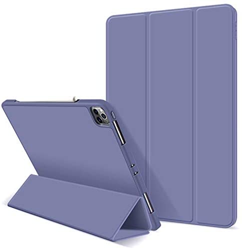 Premium Purple TPU Case for iPad Pro 11 2020 - Auto Sleep/Wake, Stand, and Pencil Holder