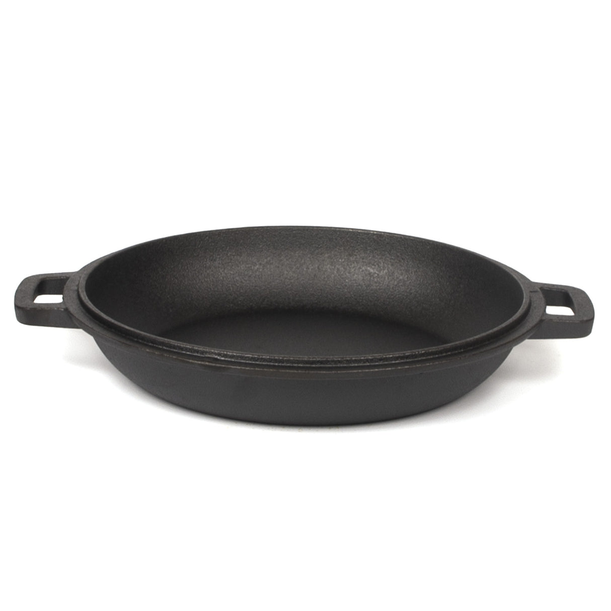 26cm 2-in-1 Cast Iron Dutch Oven & Skillet Set Pre-Seasoned Dual-Use Pot with Lid Fry Pan, Durable & Versatile Cookware