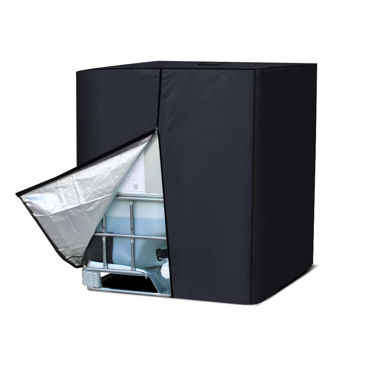 275 Gallon IBC Tote Cover - Waterproof Sunshade with Nano Material for Algae Prevention and Weather Resistance