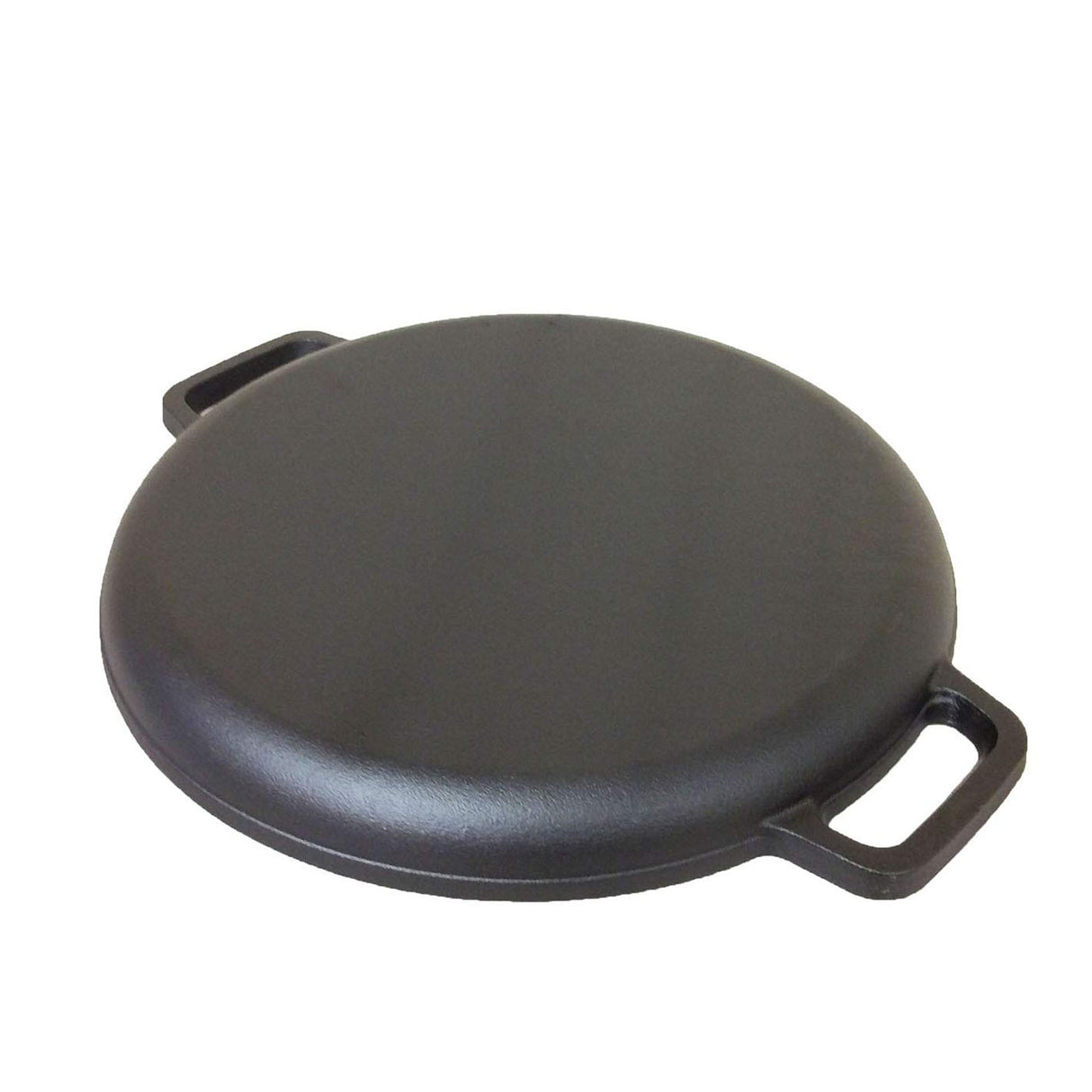 13.5 35cm Pre-Seasoned Cast Iron Pizza Baking Pan Cooking Griddle Stove Oven Grill Campfire