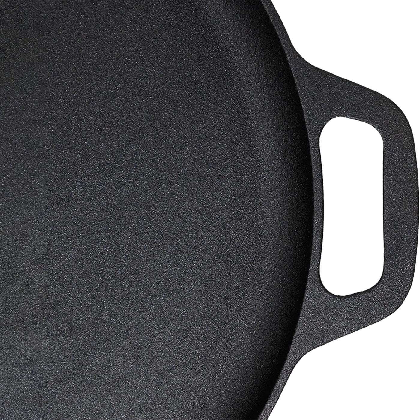 13.5 35cm Pre-Seasoned Cast Iron Pizza Baking Pan Cooking Griddle Stove Oven Grill Campfire