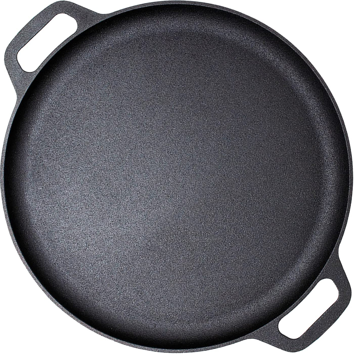 13.5 35cm Pre-Seasoned Cast Iron Pizza Baking Pan Cooking Griddle Stove Oven Grill Campfire