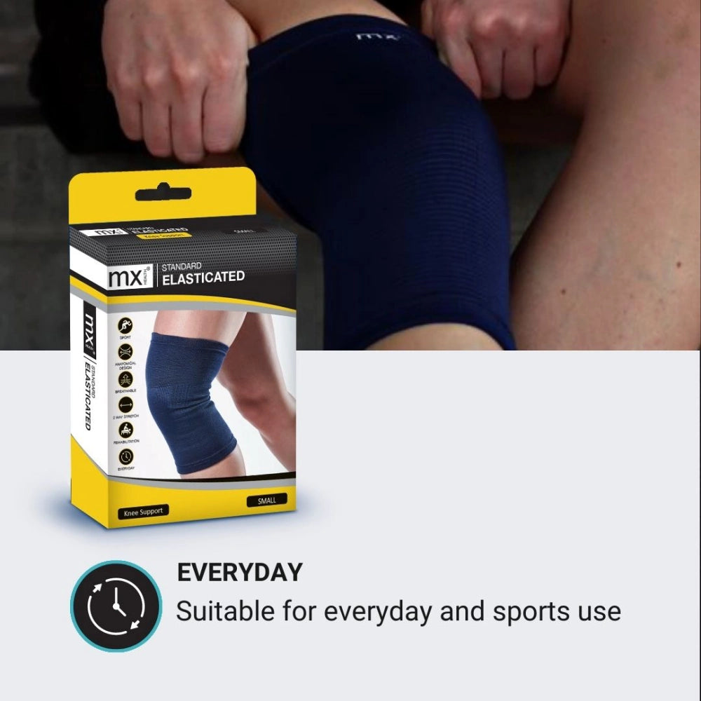 MX Health Standard Elasticated Knee Support - Large