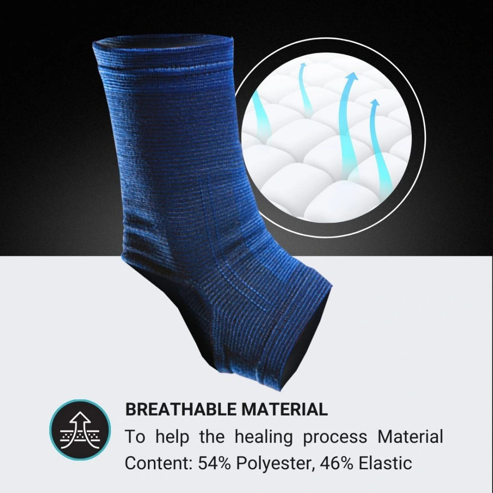 MX Health Standard Elasticated Ankle Support - Large