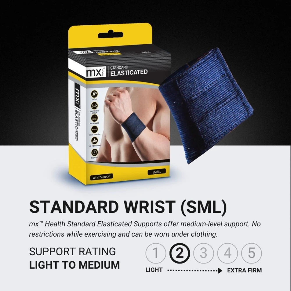 MX Health Standard Elasticated Wrist Support - Large