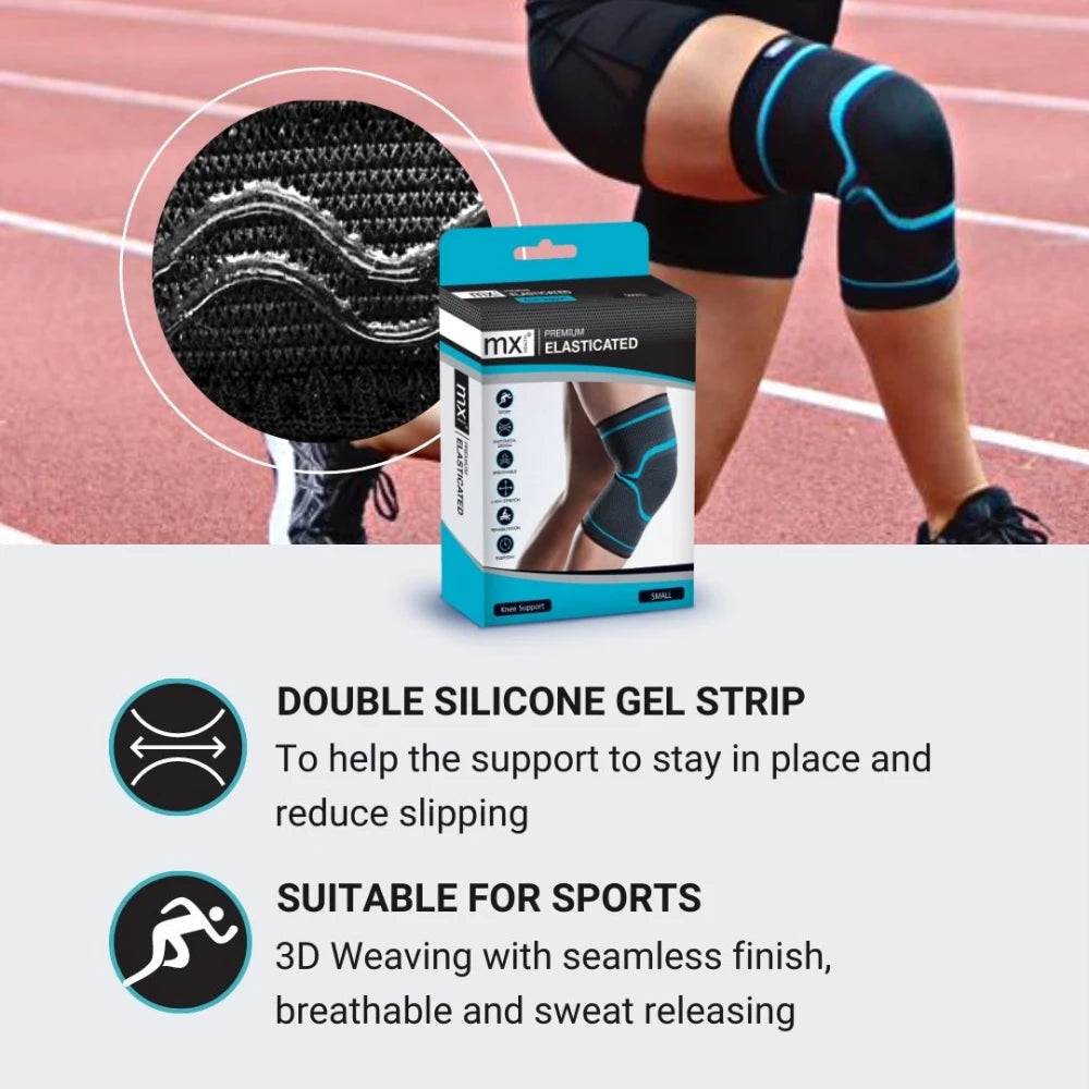 MX Health Premium Elasticated Knee Support - Small