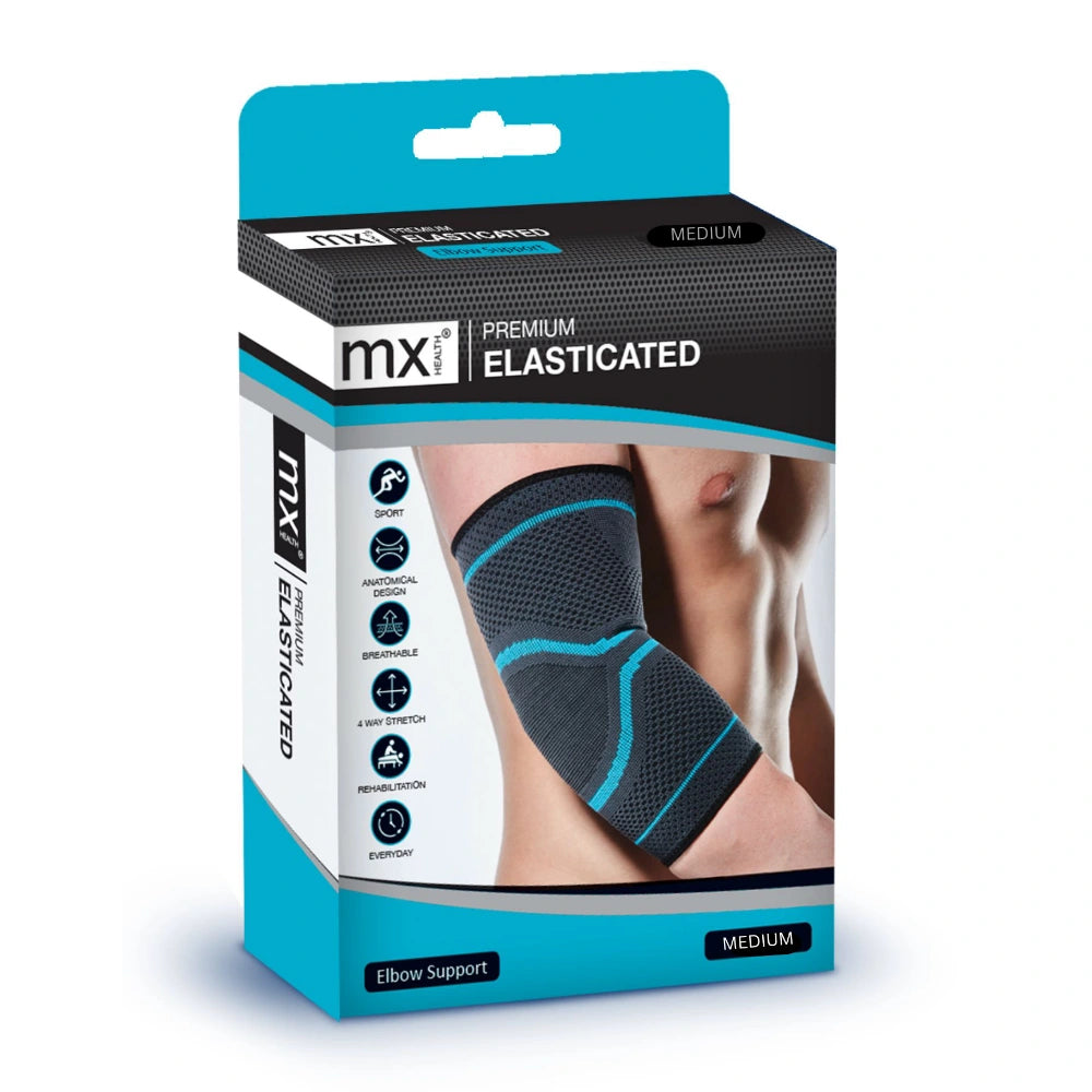 MX Health Premium Elasticated Elbow Support - Small