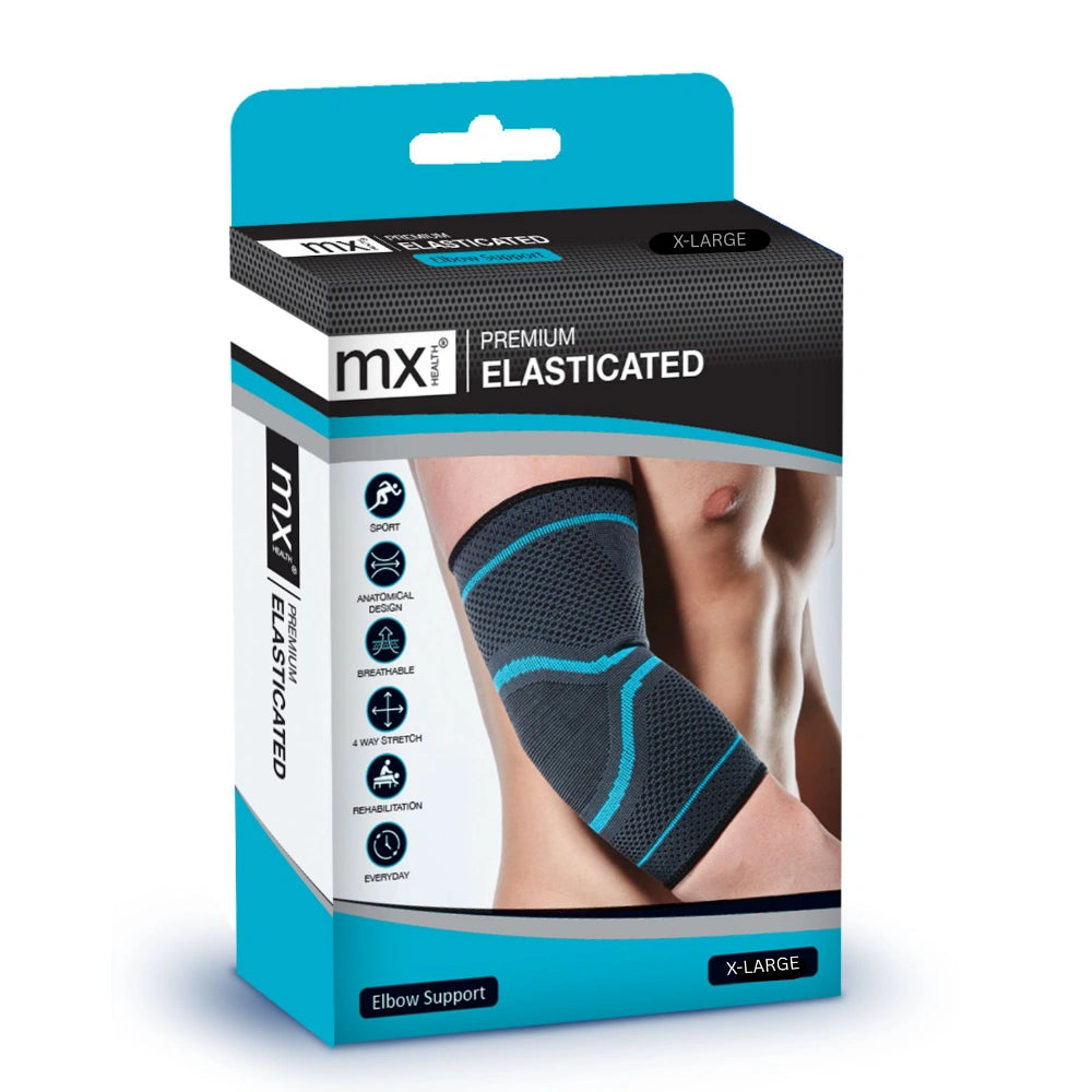 MX Health Premium Elasticated Elbow Support - Small
