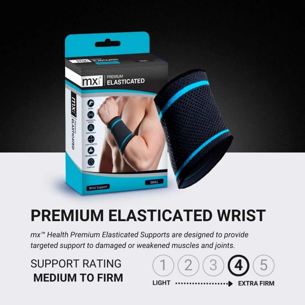 MX Health Premium Elasticated Wrist Support - Medium