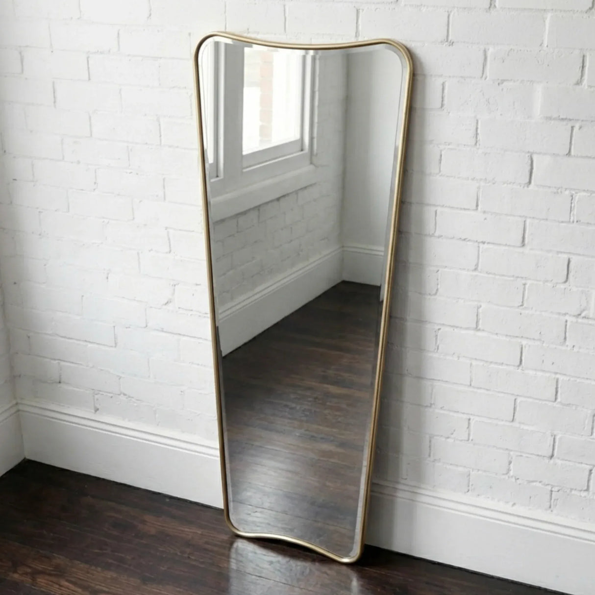 Interior Ave - Pierre Full Length Gold Frame Wall Mirror — Classic Statement