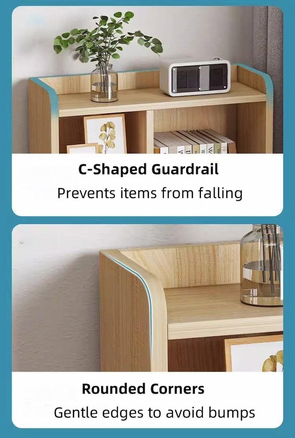 2x bedside table set wooden drawers lockable storage bedroom furniture