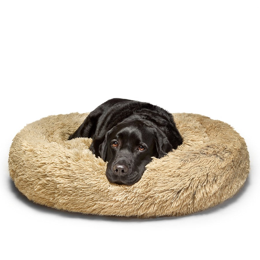 Fur King Aussie Calming Dog Bed - Large-Brindle - 100 cm