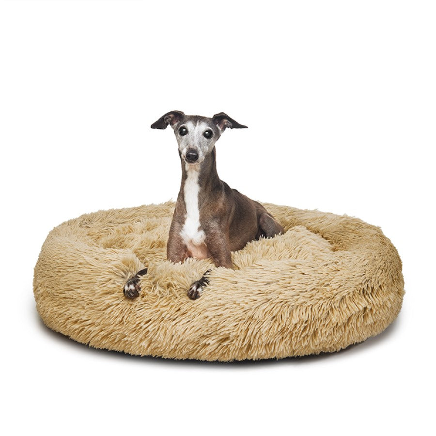 Fur King Aussie Calming Dog Bed - Medium - Brindle - 80 cm