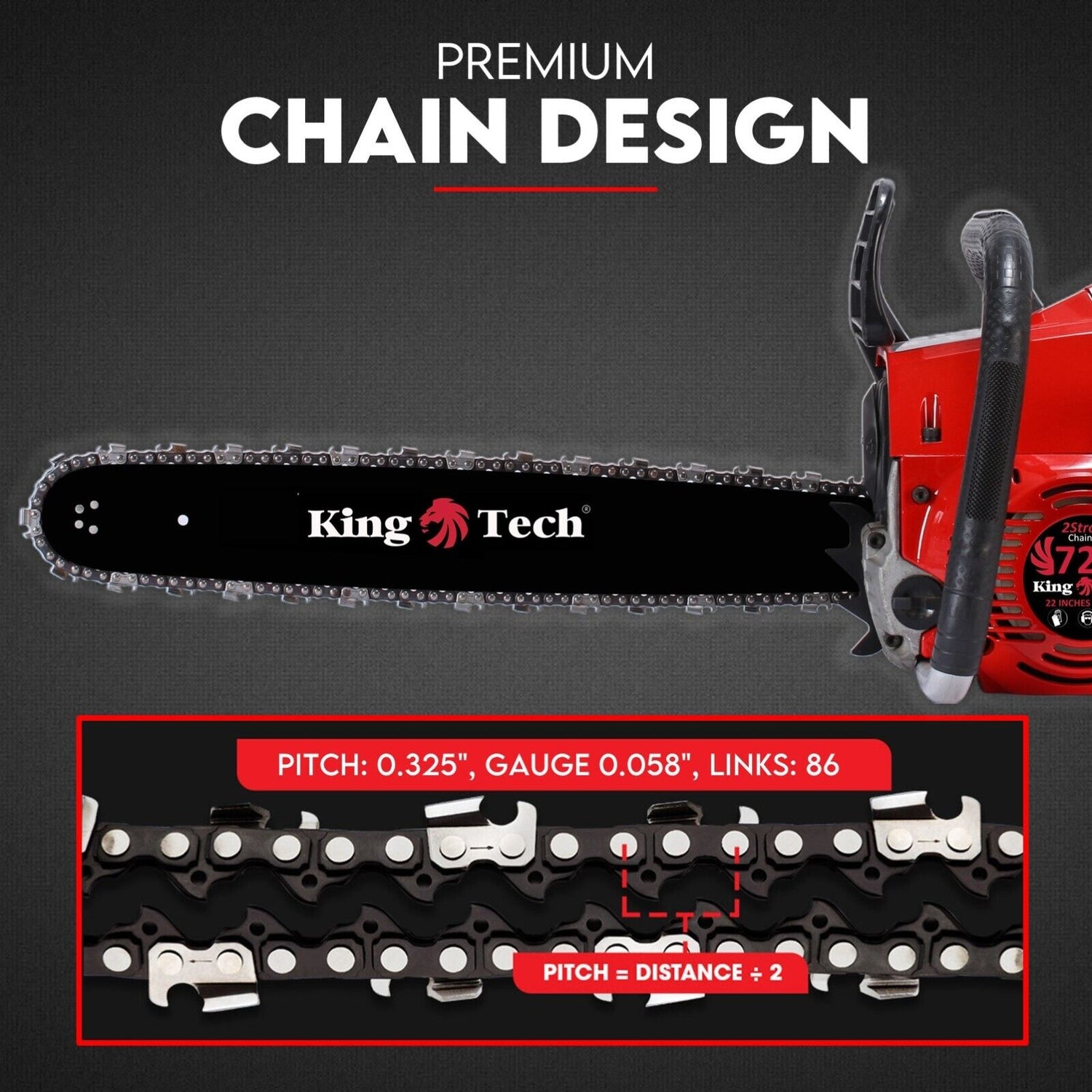 Commercial Petrol Chainsaw 22 Bar Tree Pruning Top Handle Chain Saw