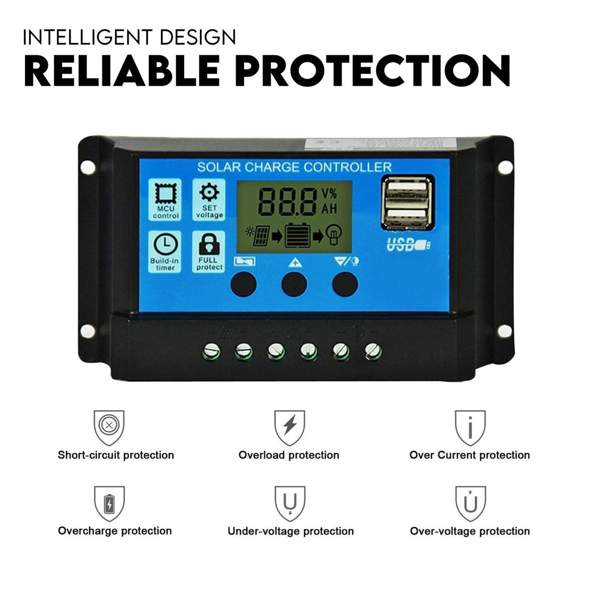 Full Solar Automatic 40W Double Swing Gate Opener Remote Keypad Control