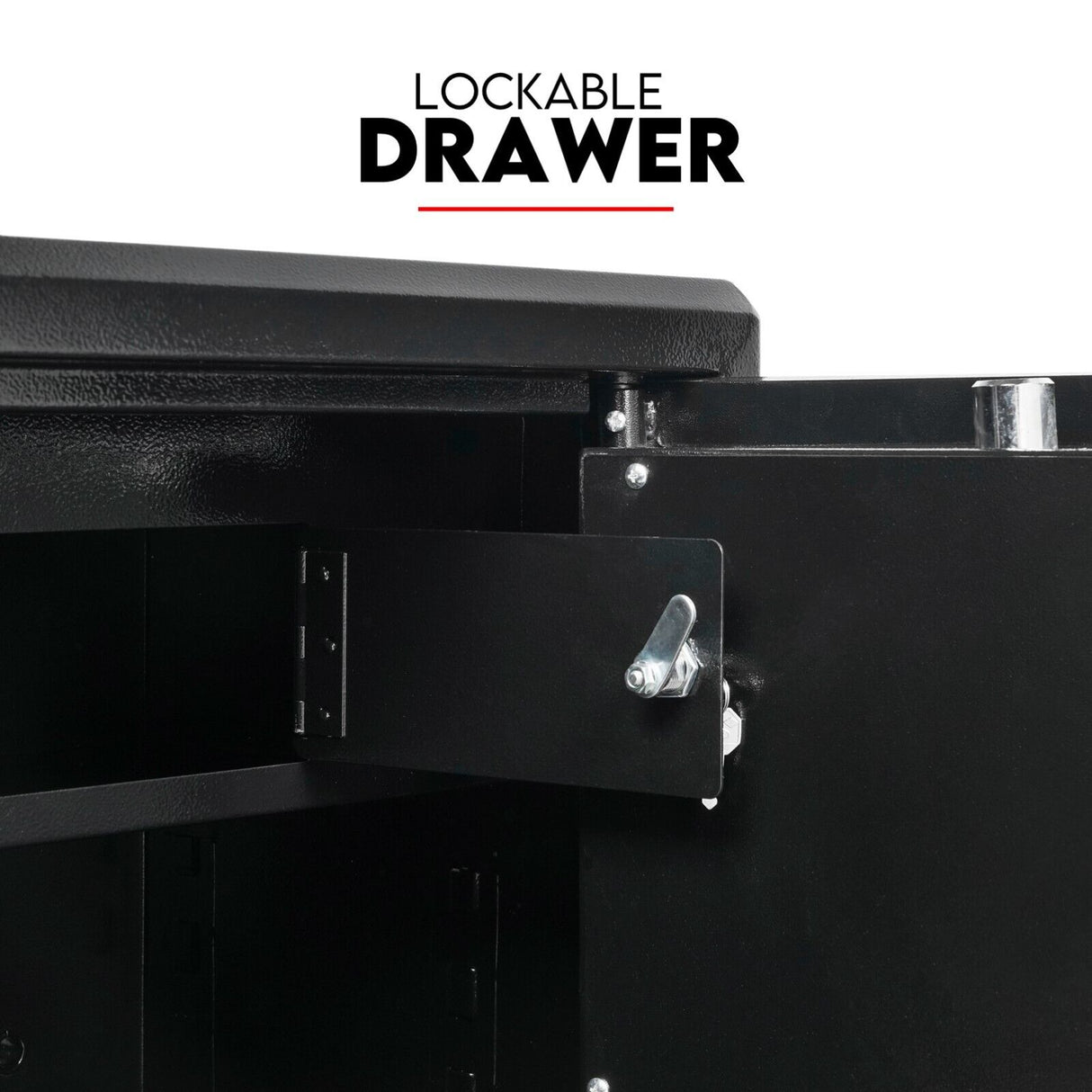 Dual Key Lock Safe Safety Box Security Code Lock Box Fire Proof Heavy Duty 80L