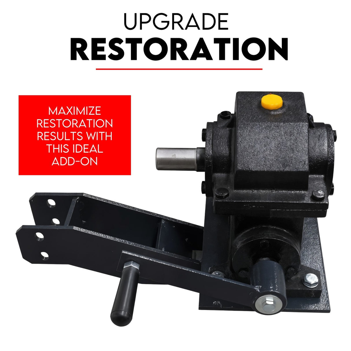 Gear Box Drive Rotation Conversion Kit for Car Rotisserie 4500LBS Auto Repair