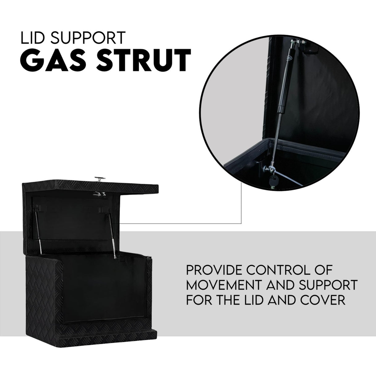 Aluminium Toolbox Ute Tool box Generator Trailer Canopy 620x400x500