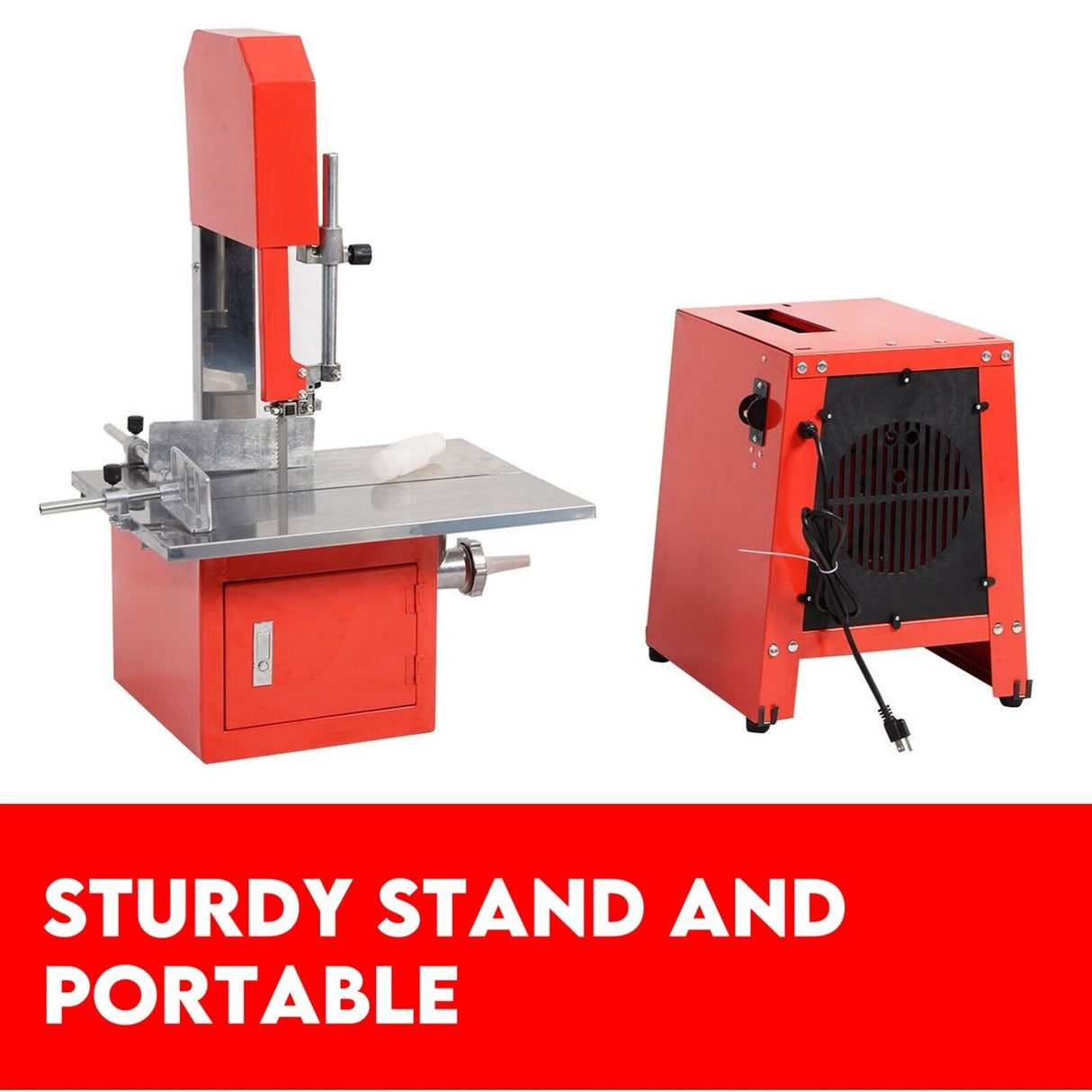 Meat Cutting Band Saw 10 meat mincer Bandsaw Sausage Filler Slicer Grinder