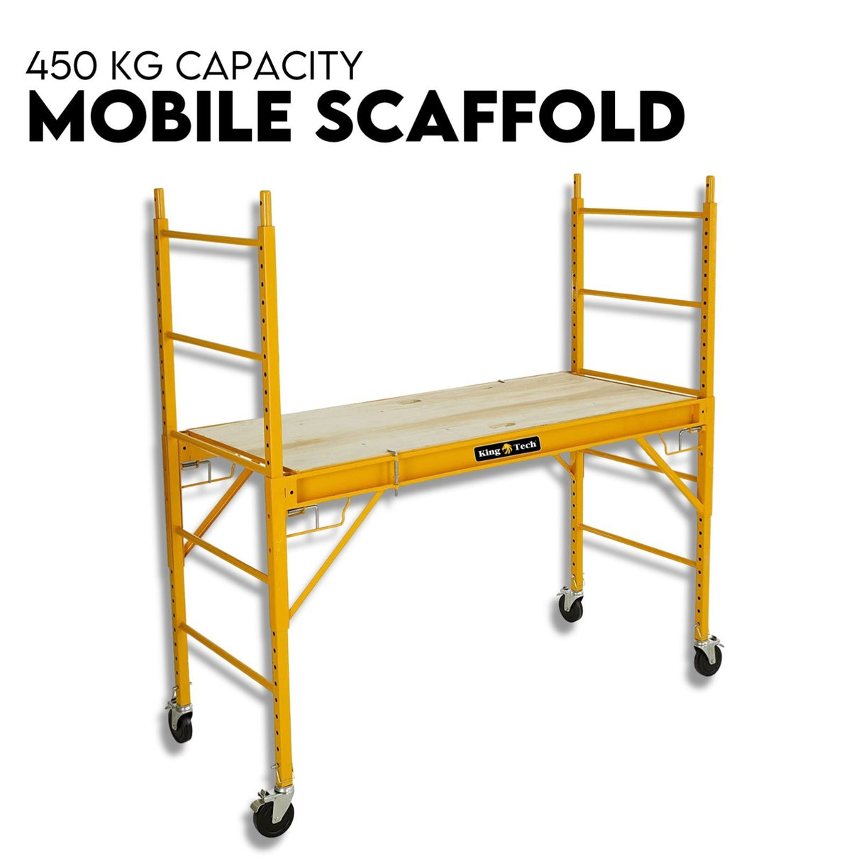 450kg Mobile Scaffold Ladder Scaffolding Platform Portable Ladder Work Safety