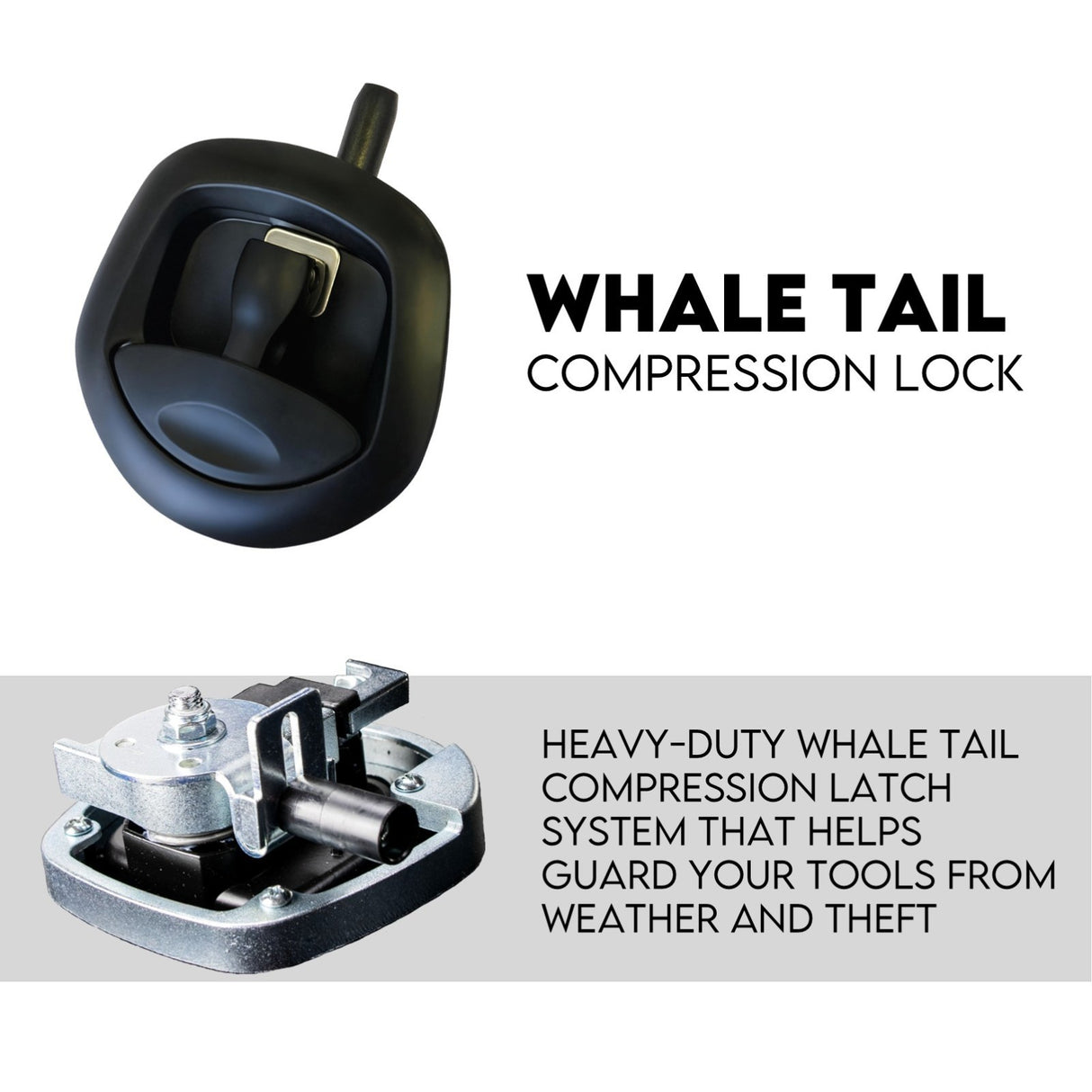 Under Tray Tool Box Underbody Pair Set 900mm Black Steel