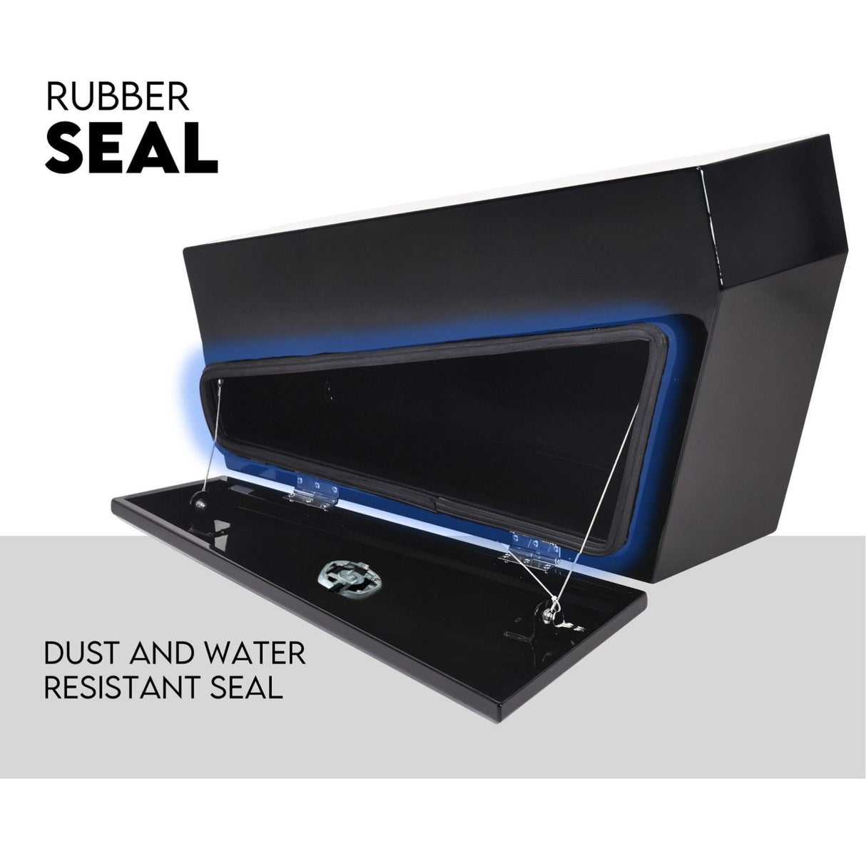 750mm Pair of Under Tray Undertray Tool Box Steel Underbody Toolbox