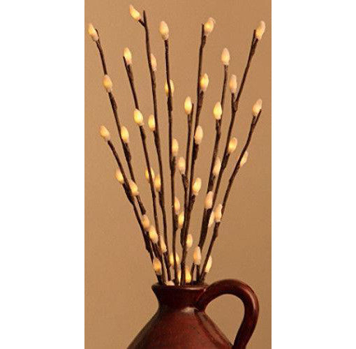 10-Pack Warm White LED Branch Fairy Lights - 50cm Height with 20 Adjustable Bulbs per Stem