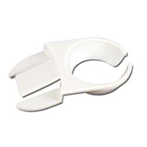 20-Pack White Wine Glass Plate Clips - 75mm Buffet Accessories for Effortless Entertaining