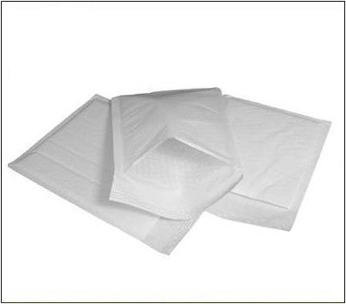 10 Pack - 22.5cm x 15cm White Self-Sealing Bubble Mailers for Safe Shipping