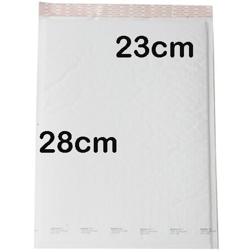 10-Pack White Bubble Mailers - 28 x 23cm Self-Sealing Padded Envelopes for Safe Shipping and Fragile Items