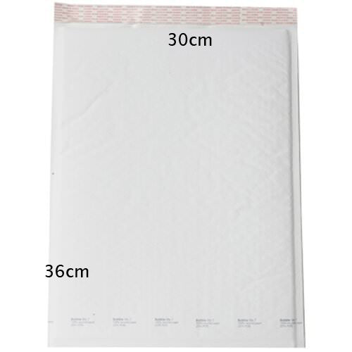10 Pack - 360x300mm White Bubble Mailers for Shipping and Courier Services