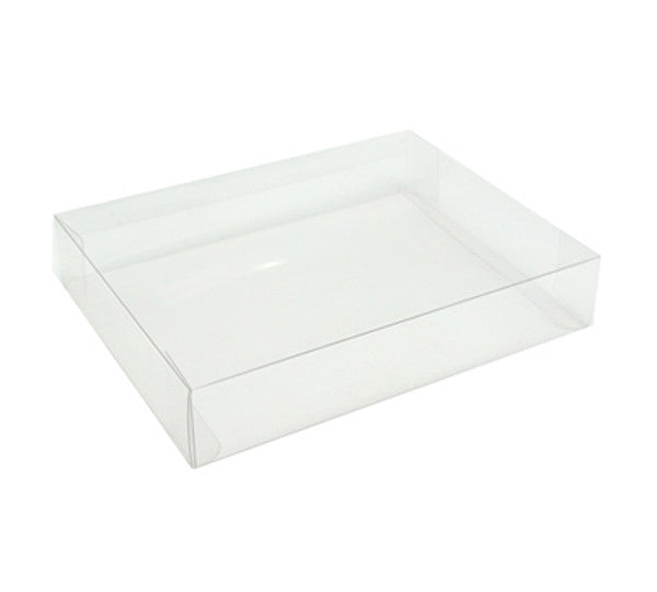 50 Pack of Clear PVC Folding Boxes for Wedding Favors and Gifts - 15x15x4cm Rectangle/Square Containers for Candy, Jewelry, and Soap