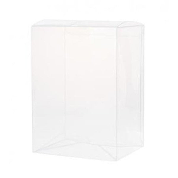 50-Pack of Clear Plastic Cube Boxes - 22x14.5cm Exhibition Gift Display Storage Solutions