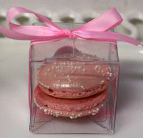 50-Pack Clear PVC 5cm Mini Folding Gift Boxes for Weddings, Jewelry, Party Favors, Candy, and Soap