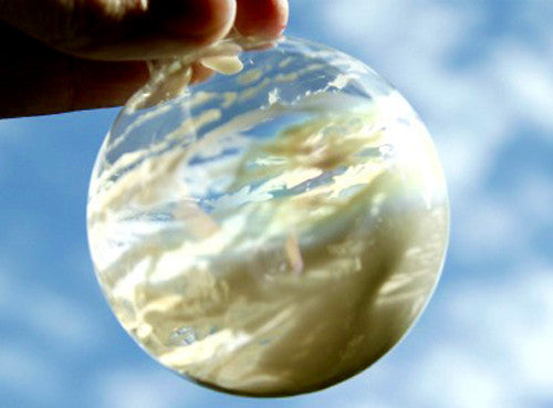 Set of 10 Clear Glass Memory Baubles 6cm with Silver Caps - Perfect for Crafting and Centerpieces