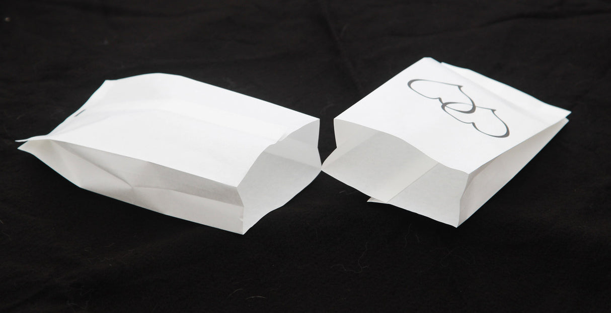 100 Pack Wedding Cake Bags Greaseproof Wax Paper Slice Take Home Favour Large Heart