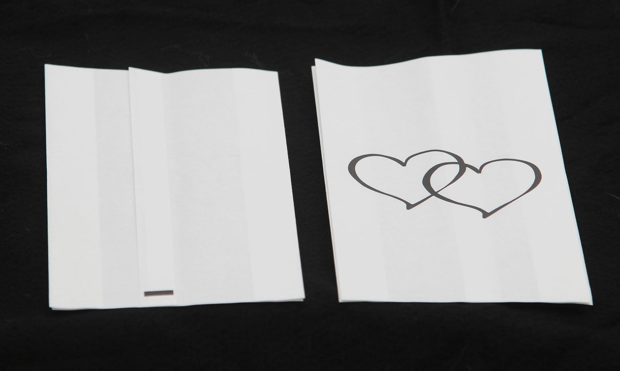 100 Pack Wedding Cake Bags Greaseproof Wax Paper Slice Take Home Favour Large Heart