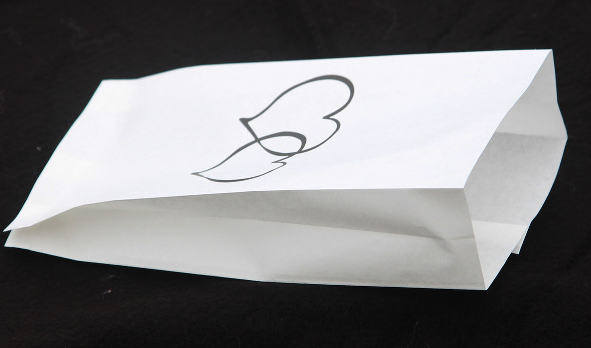 50 Pack Wedding Cake Bags Greaseproof Wax Paper Slice Take Home Favour Large Heart