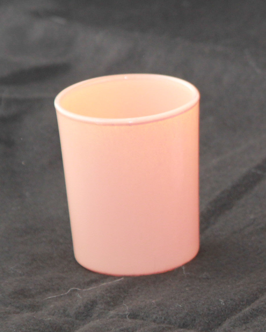 40 Pack Champagne Pale Pink Glass Votive Tealight Candle Holders House Party Centerpiece Xmas Wedding Decor Glass Candlestick Party Decorations Bridal Valentines Event